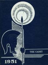 Calander High School 1951 yearbook cover photo