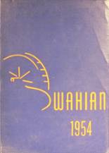 Washburn High School 1954 yearbook cover photo