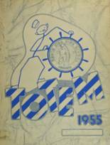 South Side High School 1955 yearbook cover photo