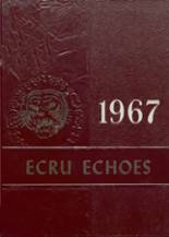 Ecru High School 1967 yearbook cover photo