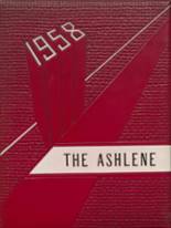 Ashley High School 1958 yearbook cover photo