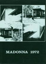 Madonna High School 1972 yearbook cover photo