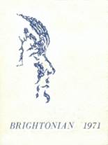 Brighton High School 1971 yearbook cover photo