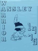 Ansley High School 1978 yearbook cover photo