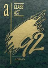 1992 Adrian High School Yearbook from Adrian, Oregon cover image