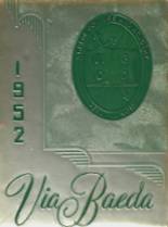 St. Bede Academy 1952 yearbook cover photo