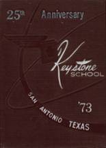 Keystone School 1973 yearbook cover photo