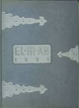 Elderton High School 1961 yearbook cover photo