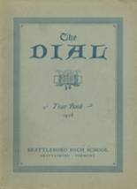 Brattleboro Union High School 1928 yearbook cover photo