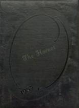 Burns High School 1957 yearbook cover photo