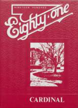 Ellendale High School 1981 yearbook cover photo