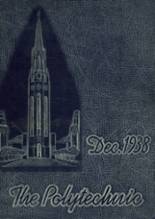 Polytechnic High School 1938 yearbook cover photo
