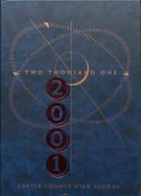 2001 Carter County High School Yearbook from Ekalaka, Montana cover image