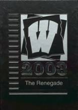 Westside High School 2003 yearbook cover photo
