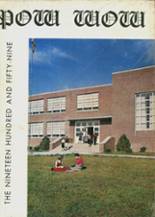 Blacksburg High School 1959 yearbook cover photo