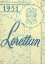 Loretto Academy 1951 yearbook cover photo