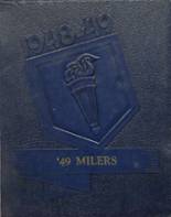 Miles High School 1949 yearbook cover photo