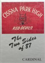 Cissna High School 1987 yearbook cover photo