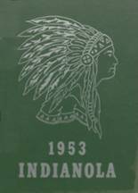 Iola High School 1953 yearbook cover photo