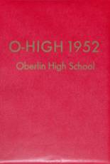 Oberlin High School 1952 yearbook cover photo