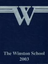 The Winston School 2003 yearbook cover photo