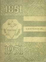 Hughes High School 1951 yearbook cover photo