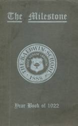 1922 Baldwin School Yearbook from Bryn mawr, Pennsylvania cover image
