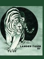 Lander Valley High School 1987 yearbook cover photo