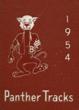 Burlingame High School 1954 yearbook cover photo