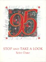 1995 Notre Dame High School Yearbook from Belmont, California cover image