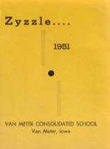 Van Meter High School 1951 yearbook cover photo
