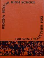 Winona High School 1983 yearbook cover photo