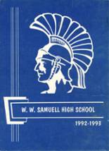 W.W. Samuell High School 1993 yearbook cover photo