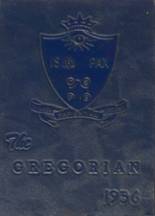 St. Gregory High School 1956 yearbook cover photo