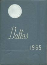 Dallas High School 1965 yearbook cover photo