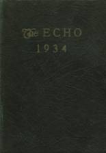 Uhrichsville High School 1934 yearbook cover photo