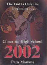 Cimarron High School 2002 yearbook cover photo