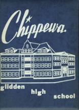 Glidden High School 1955 yearbook cover photo