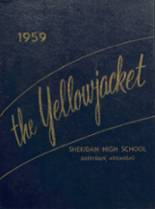 Sheridan High School 1959 yearbook cover photo