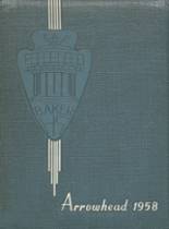 1958 Baker High School Yearbook from Columbus, Georgia cover image