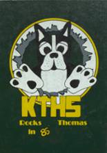 Thomas High School 1986 yearbook cover photo