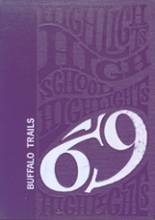 Meade High School 1969 yearbook cover photo