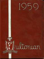 Fulton High School 1959 yearbook cover photo