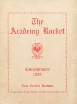 East Corinth Academy 1928 yearbook cover photo