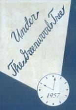 Greenwood High School 1957 yearbook cover photo