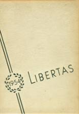 Liberty High School 1954 yearbook cover photo