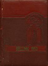 1953 Billings High School Yearbook from Billings, Oklahoma cover image