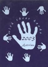 Astoria High School 2003 yearbook cover photo