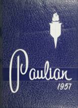 St. Paul High School 1957 yearbook cover photo