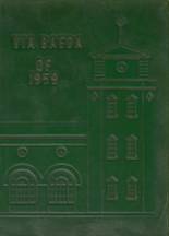 St. Bede Academy 1959 yearbook cover photo